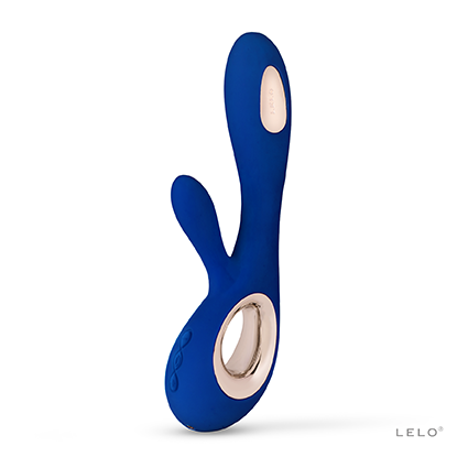 LELO SorayaWave Product Angle Blue 425
