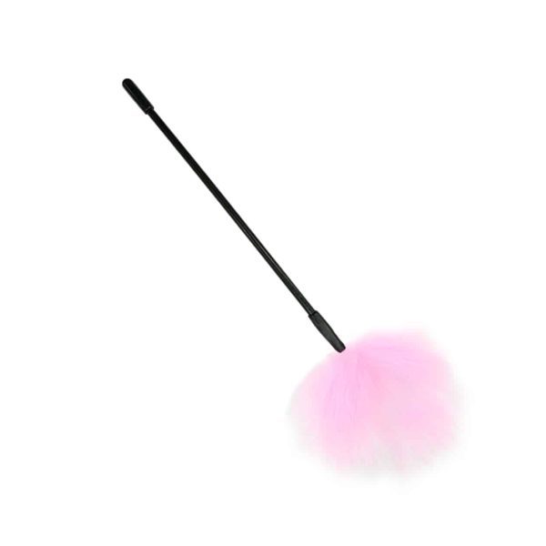 love in leather CRO023 baby pink fluffy tickler fetish copy