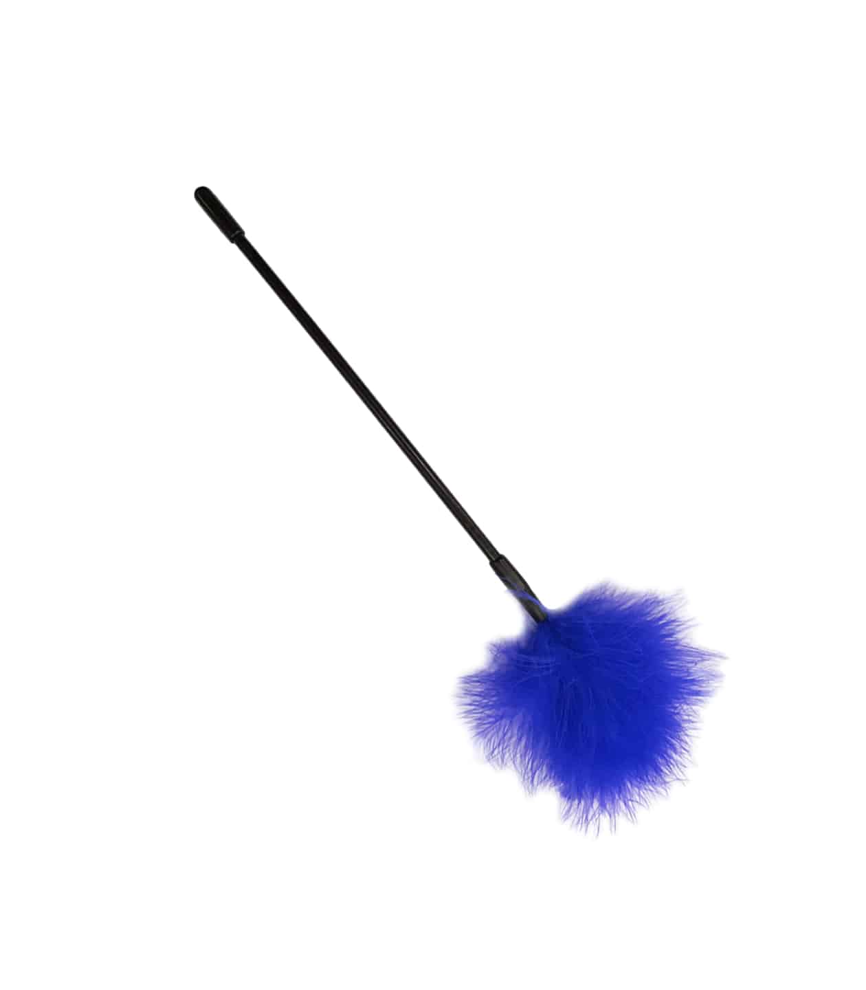 love in leather CRO023 blue fluffy tickler fetish love in leather CRO023 blue fluffy tickler fetish