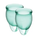 Satisfyer Feel Confident Menstrual Cups Green
