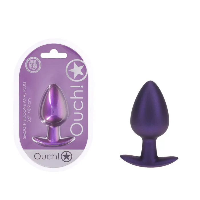 Ouch! Anal Plug Metallic Purple Ouch! Anal Plug Metallic Purple
